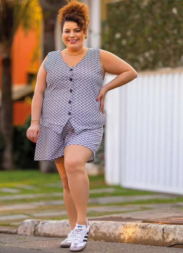 Marguerite - Conjunto Geométrico em Moletinho. 2