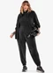 Secret Glam - Conjunto Jaqueta com Calça em Plush Preto - variação: Preto