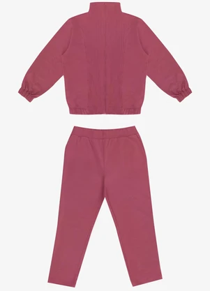 Secret Glam - Conjunto Jaqueta com Calça Moletom Vermelho - SECRET GLAM