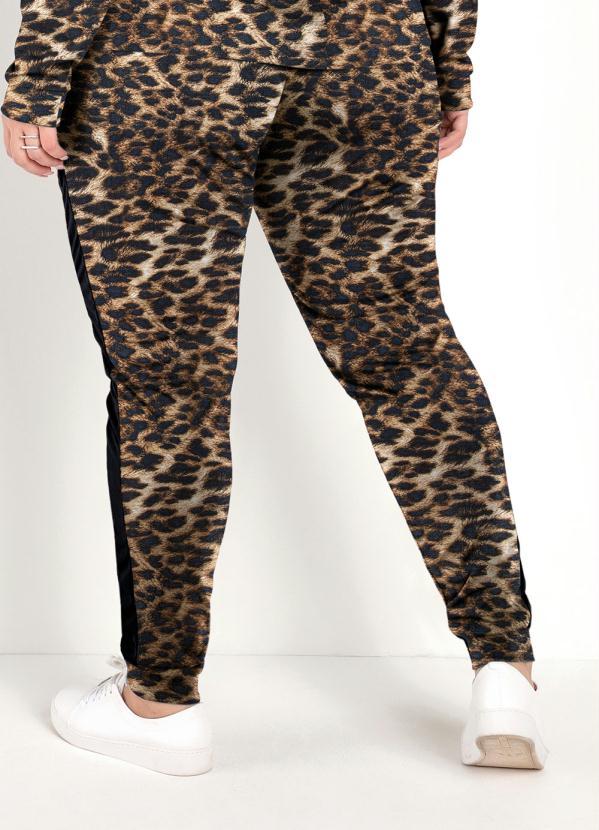 Marguerite - Conjunto Jogger Onça Plus Size 4