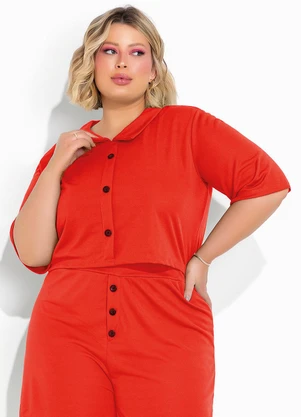 Marguerite - Conjunto Laranja em Malha - MARGUERITE