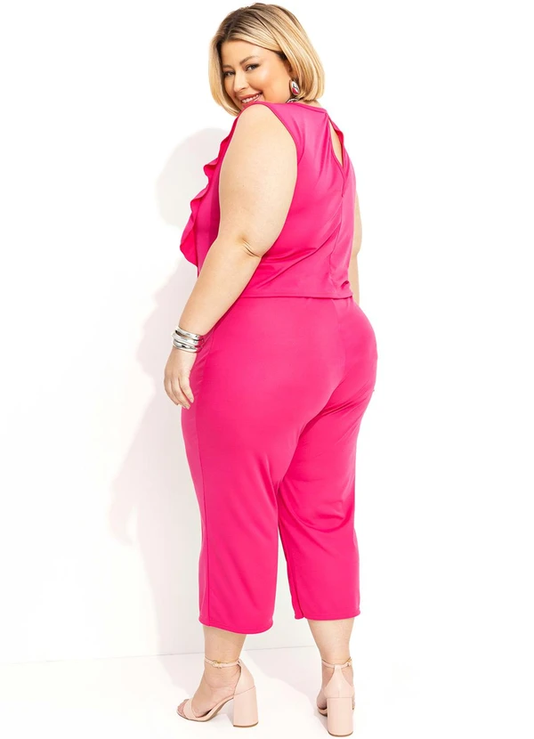 Marguerite - Conjunto Magenta em Malha 2