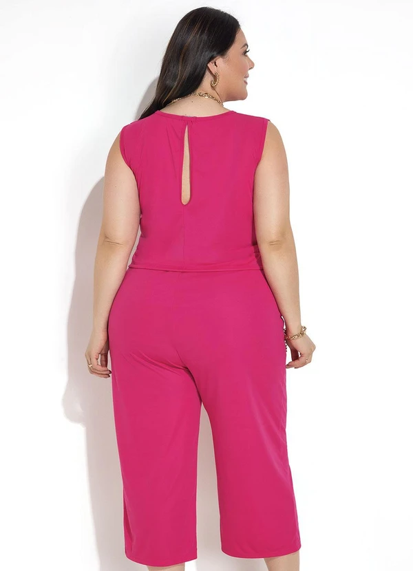 Marguerite - Conjunto Magenta em Malha 6