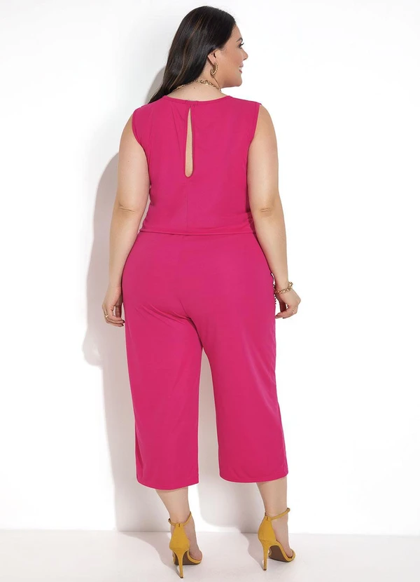 Marguerite - Conjunto Magenta em Malha 8