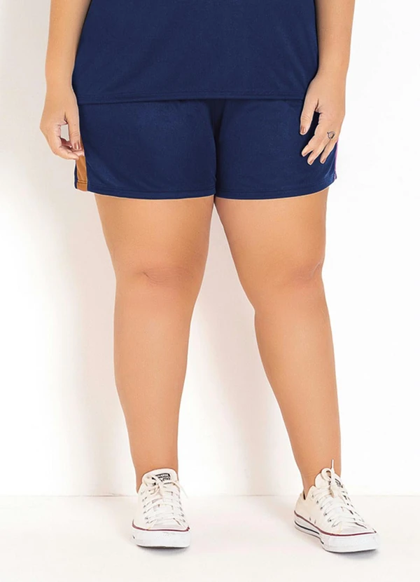 Marguerite - Conjunto Marinho e Caramelo Plus Size 8