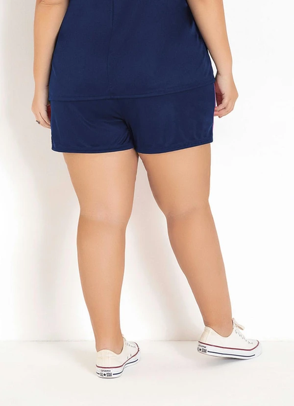 Marguerite - Conjunto Marinho e Caramelo Plus Size 9