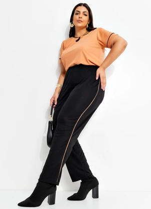 Marguerite - Conjunto Marrom Amendoado em Malha - MARGUERITE