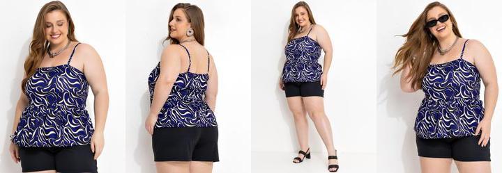 Conjunto Ondas em Jersey Acetinado