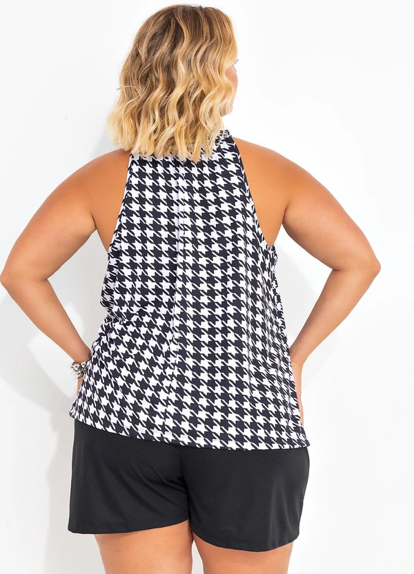 Marguerite - Conjunto Pied Poule em Malha 3