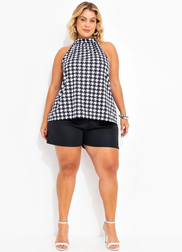 Marguerite - Conjunto Pied Poule em Malha 2