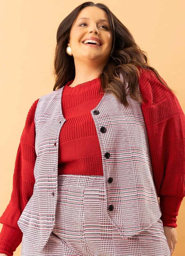 Marguerite - Conjunto Pied Poule em Moletinho. 6