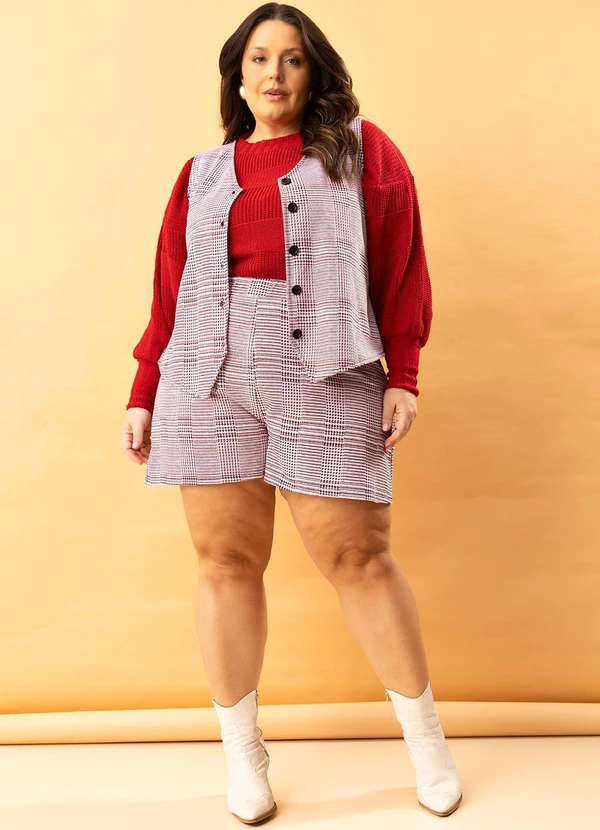 Marguerite - Conjunto Pied Poule em Moletinho. 7