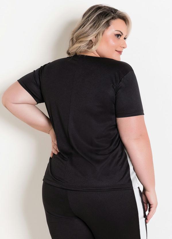 Marguerite - Conjunto Preto e Branco Plus Size 3