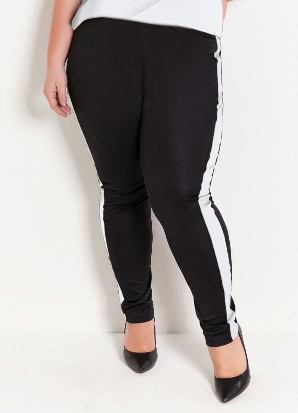 Marguerite - Conjunto Preto e Branco Plus Size 2