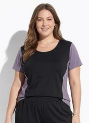 Conjunto Preto e Cinza em Malha de Poli�ster
