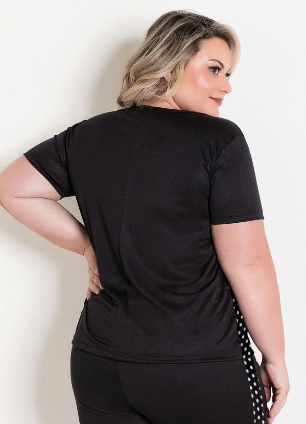Marguerite - Conjunto Preto e Poá Plus Size 3