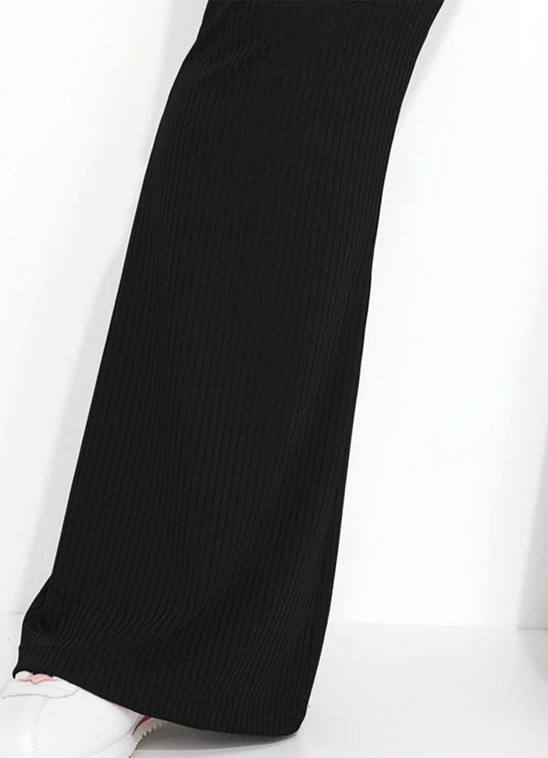 Marguerite - Conjunto Preto em Canelado 4