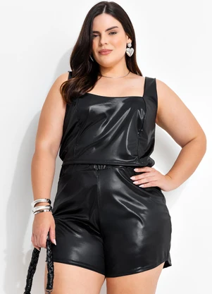 Marguerite - Conjunto Preto em Cirrê - MARGUERITE