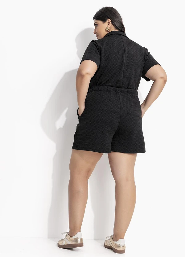 Marguerite - Conjunto Preto em Malha Matelassê 5