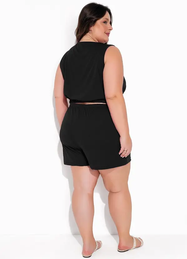 Marguerite - Conjunto Preto em Malha 4