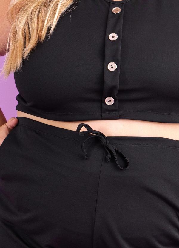 Marguerite - Conjunto Preto em Malha 2