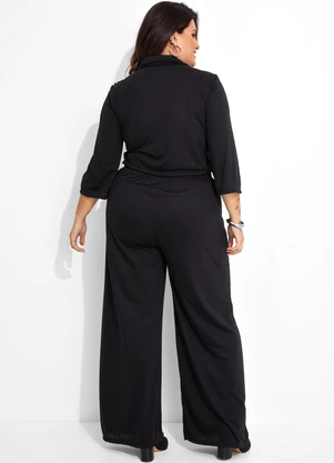 Marguerite - Conjunto Preto em Malha - MARGUERITE