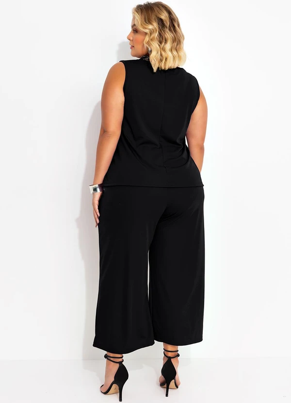 Marguerite - Conjunto Preto em Malha 2