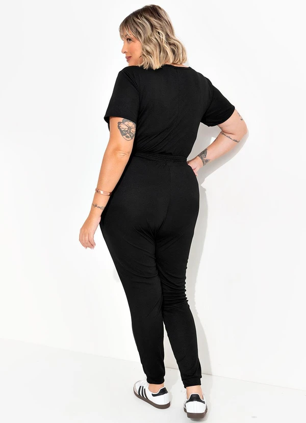 Marguerite - Conjunto Preto em Malha 2