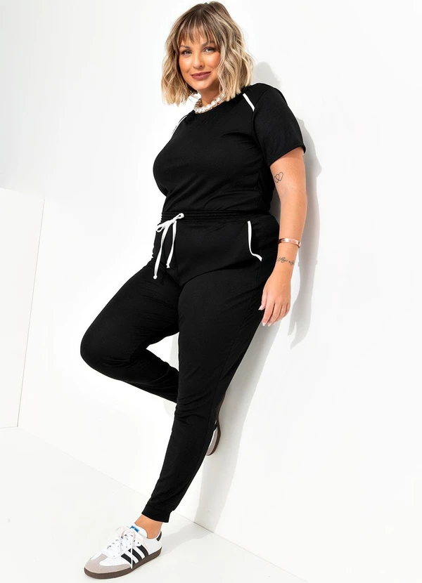 Marguerite - Conjunto Preto em Malha 4