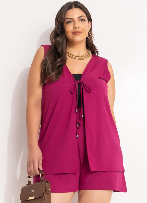 Marguerite - Conjunto Púrpura em Malha de Viscose 6