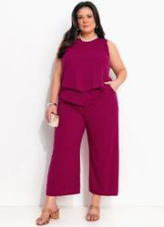 Conjunto Prpura em Malha