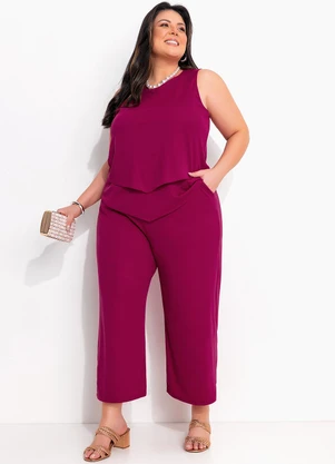 Marguerite - Conjunto Púrpura em Malha - MARGUERITE