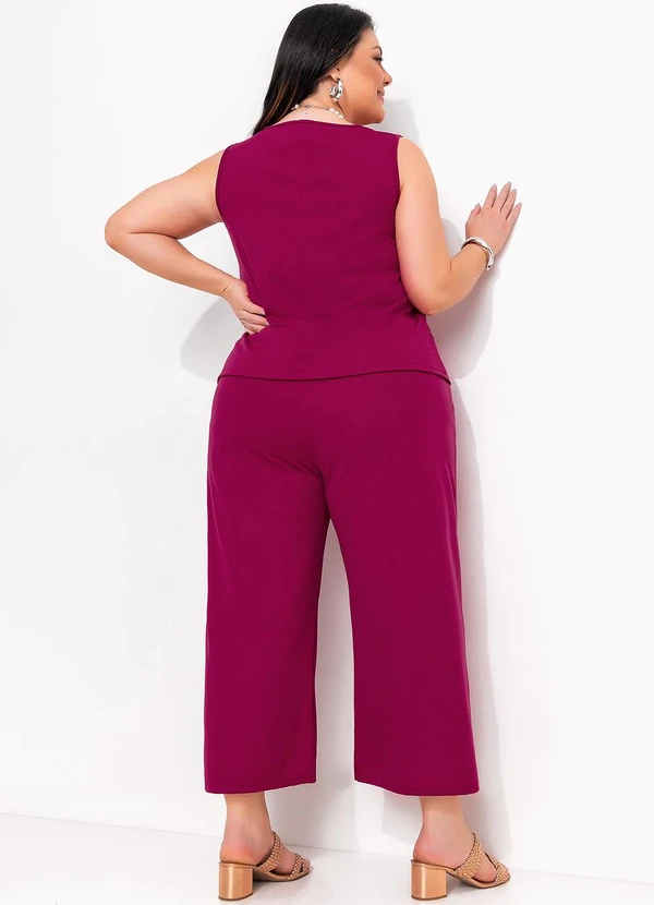 Marguerite - Conjunto Púrpura em Malha 2