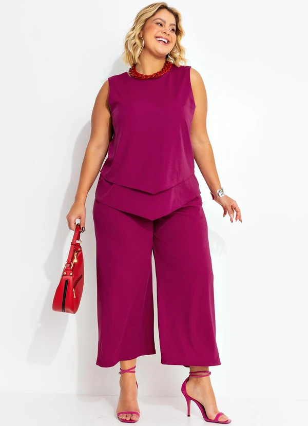 Marguerite - Conjunto Púrpura em Malha 6