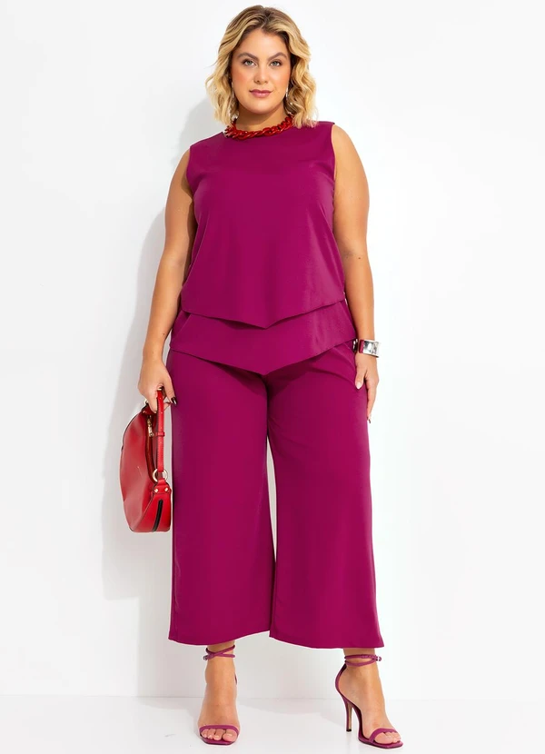 Marguerite - Conjunto Púrpura em Malha 8