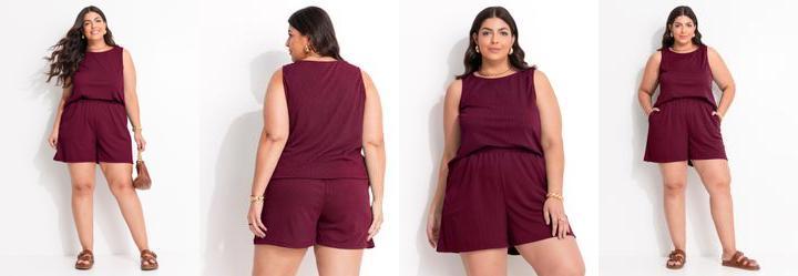 Conjunto Verde em Canelado