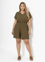 Conjunto Verde em Canelado