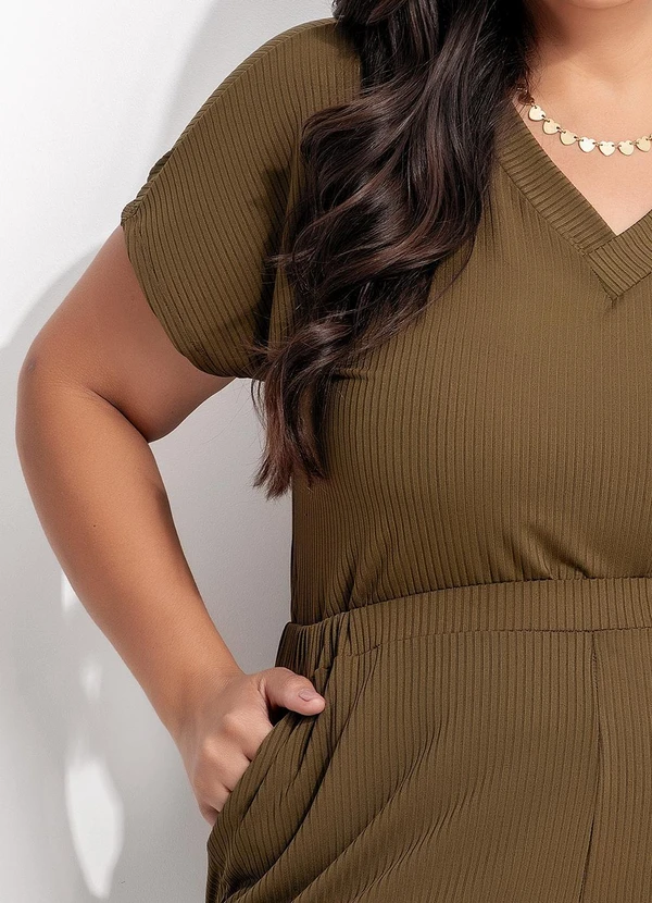 Marguerite - Conjunto Verde em Canelado 11