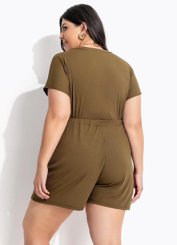 Marguerite - Conjunto Verde em Canelado 2