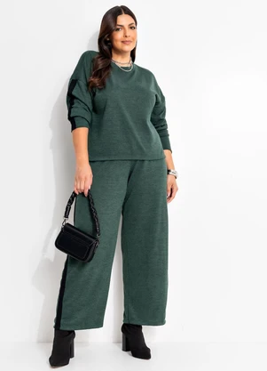 Marguerite - Conjunto Verde em Malha Tricô - MARGUERITE