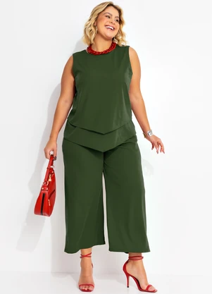 Marguerite - Conjunto Verde em Malha - MARGUERITE