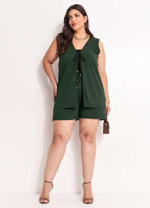 Conjunto (Verde Escuro) em Malha de Viscose