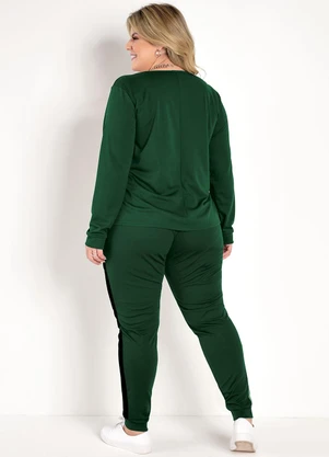 Marguerite - Conjunto Verde Militar em Malha - MARGUERITE