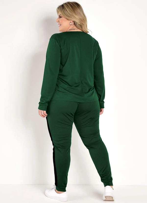 Marguerite - Conjunto Verde Militar em Malha 2