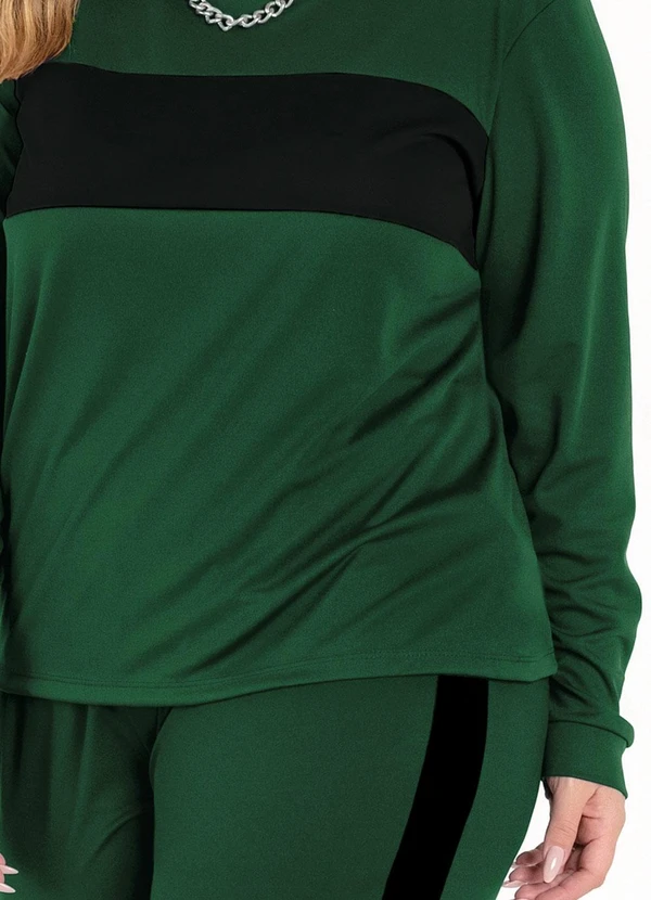 Marguerite - Conjunto Verde Militar em Malha 3