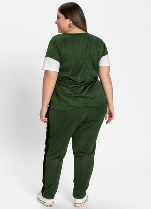 Marguerite - Conjunto Verde Militar em Malha - MARGUERITE
