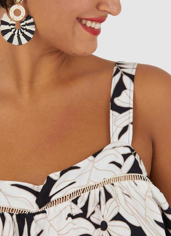 Malwee - Blusa Cropped Feminina Preto 2