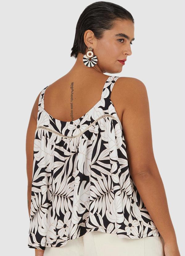 Malwee - Blusa Cropped Feminina Preto 3