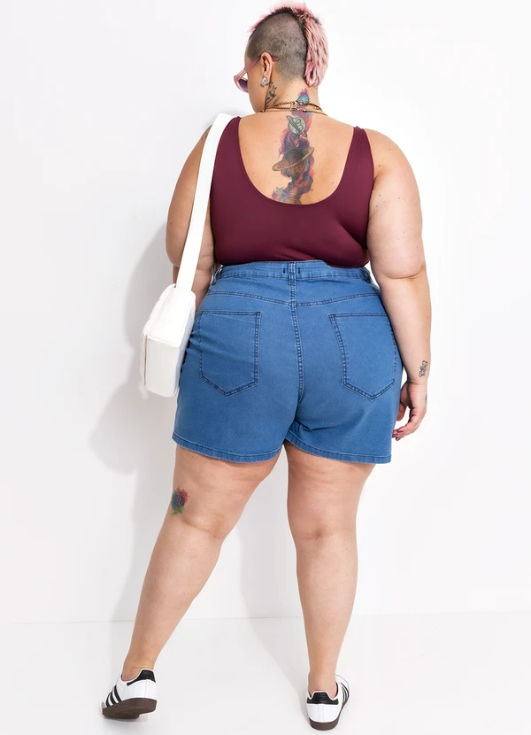 Marguerite - Top Bordô em Malha Suplex com Proteção Uv 5