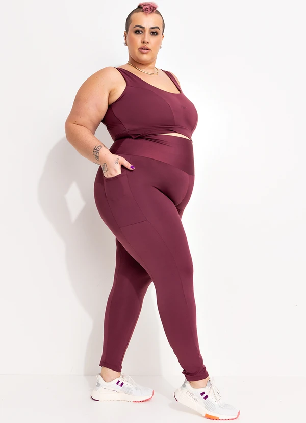 Marguerite - Top Bordô em Malha Suplex com Proteção Uv 6